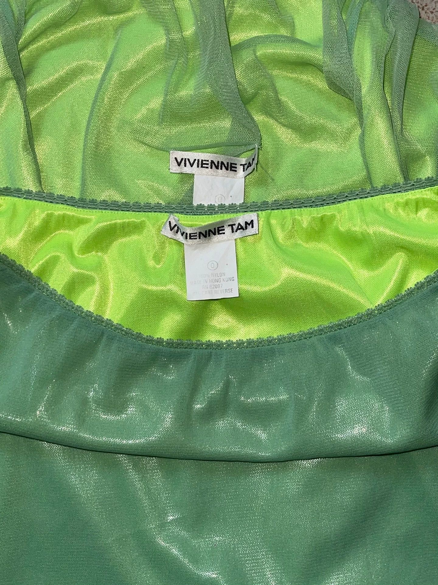 Vivienne Tam Vivienne Tam 90s Mint Green Iridescent Mesh Set 0 Size XS / US 0-2 / IT 36-38 - 8 Thumbnail