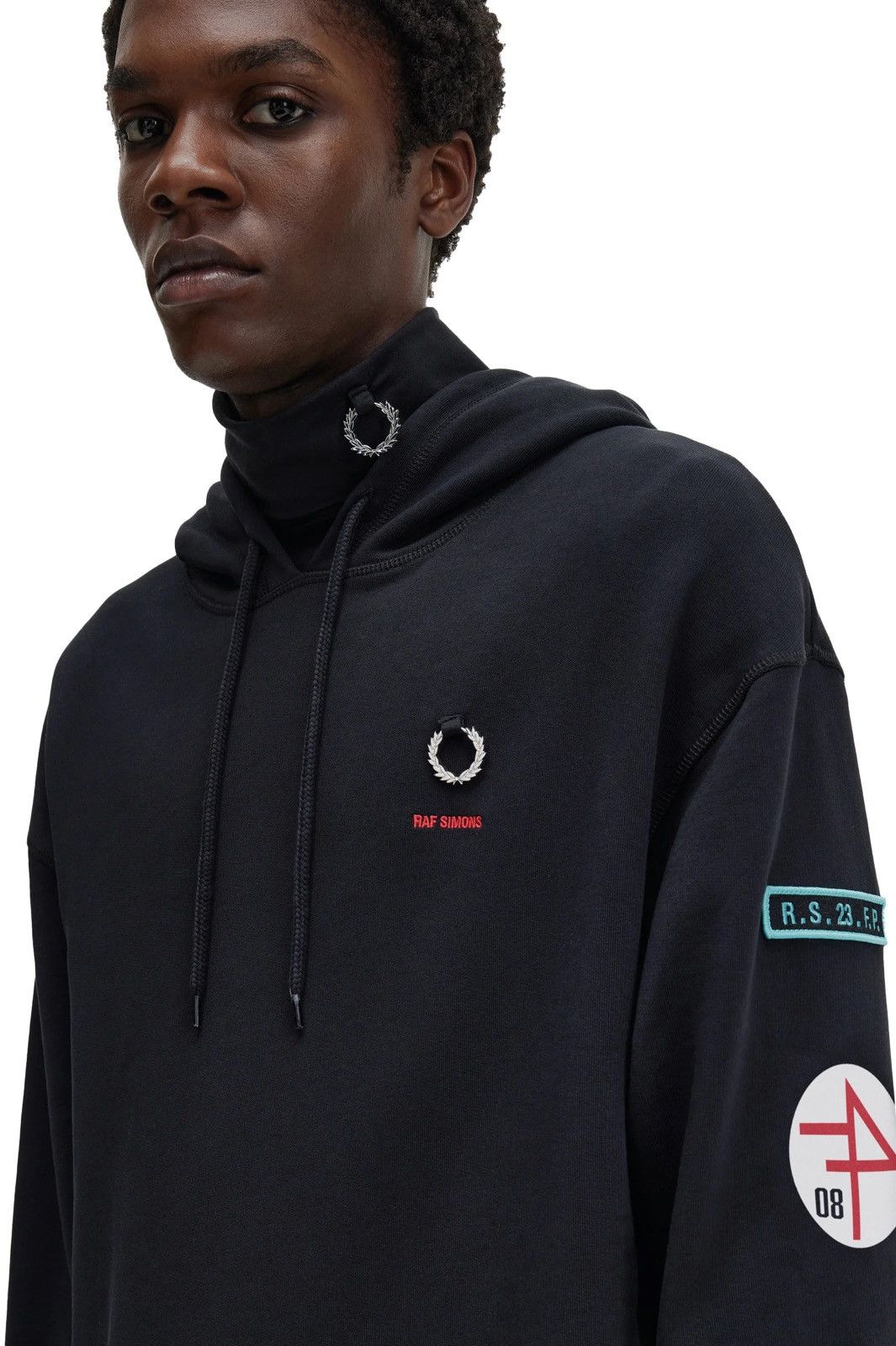 Raf Simons Raf simons fred perry hoodie Size US L / EU 52-54 / 3 - 4 Thumbnail