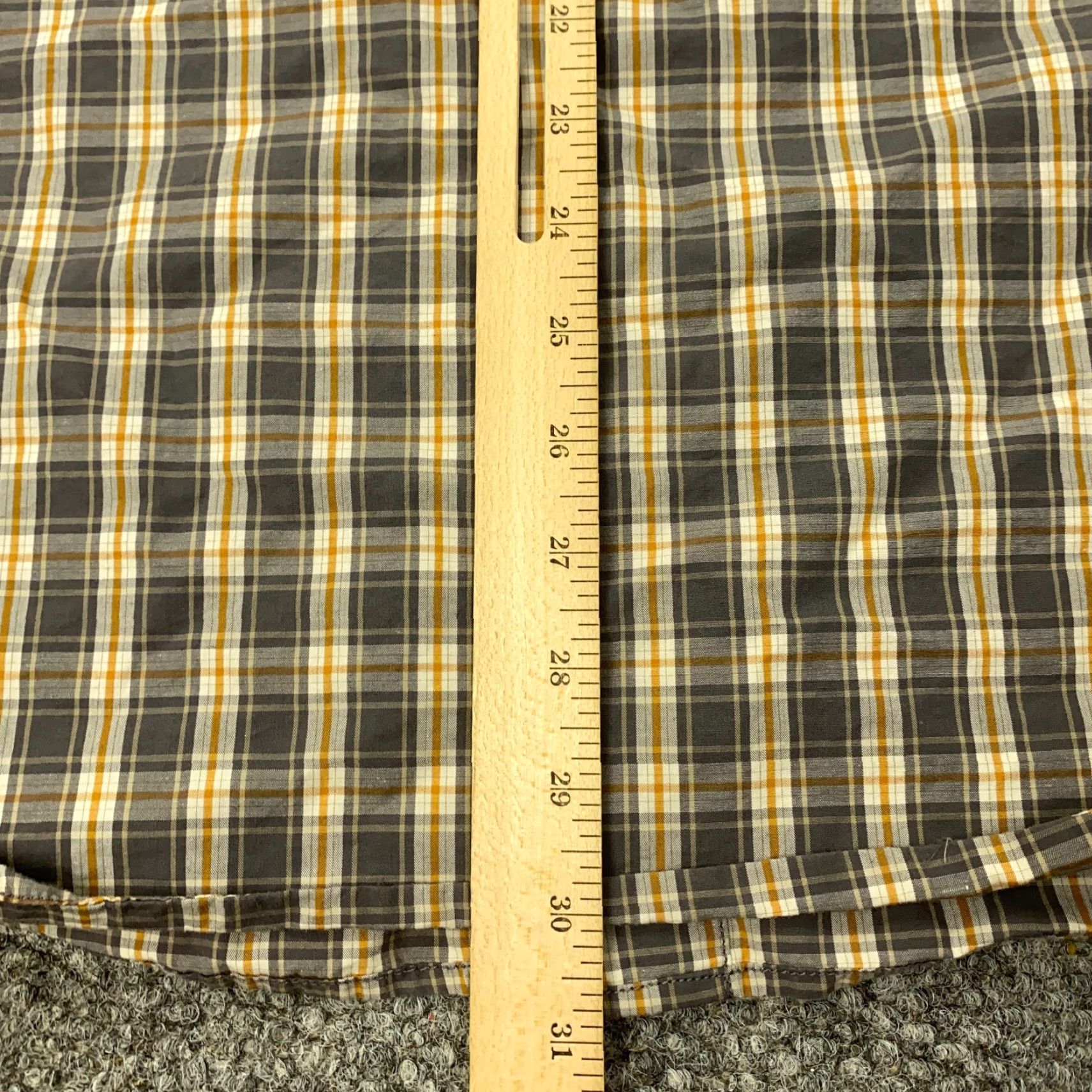 Carhartt VINTAGE Carhartt Pearl Snap Shirt Mens M Gray Beige Plaid Button-Up Long Sleeve Size US M / EU 48-50 / 2 - 7 Thumbnail