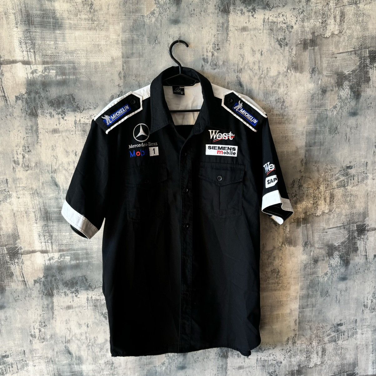 Mercedes-Benz × Vintage RARE❗️Vintage Mercedes Benz West McLaren Shirt Size US XL / EU 56 / 4 - 1 Thumbnail