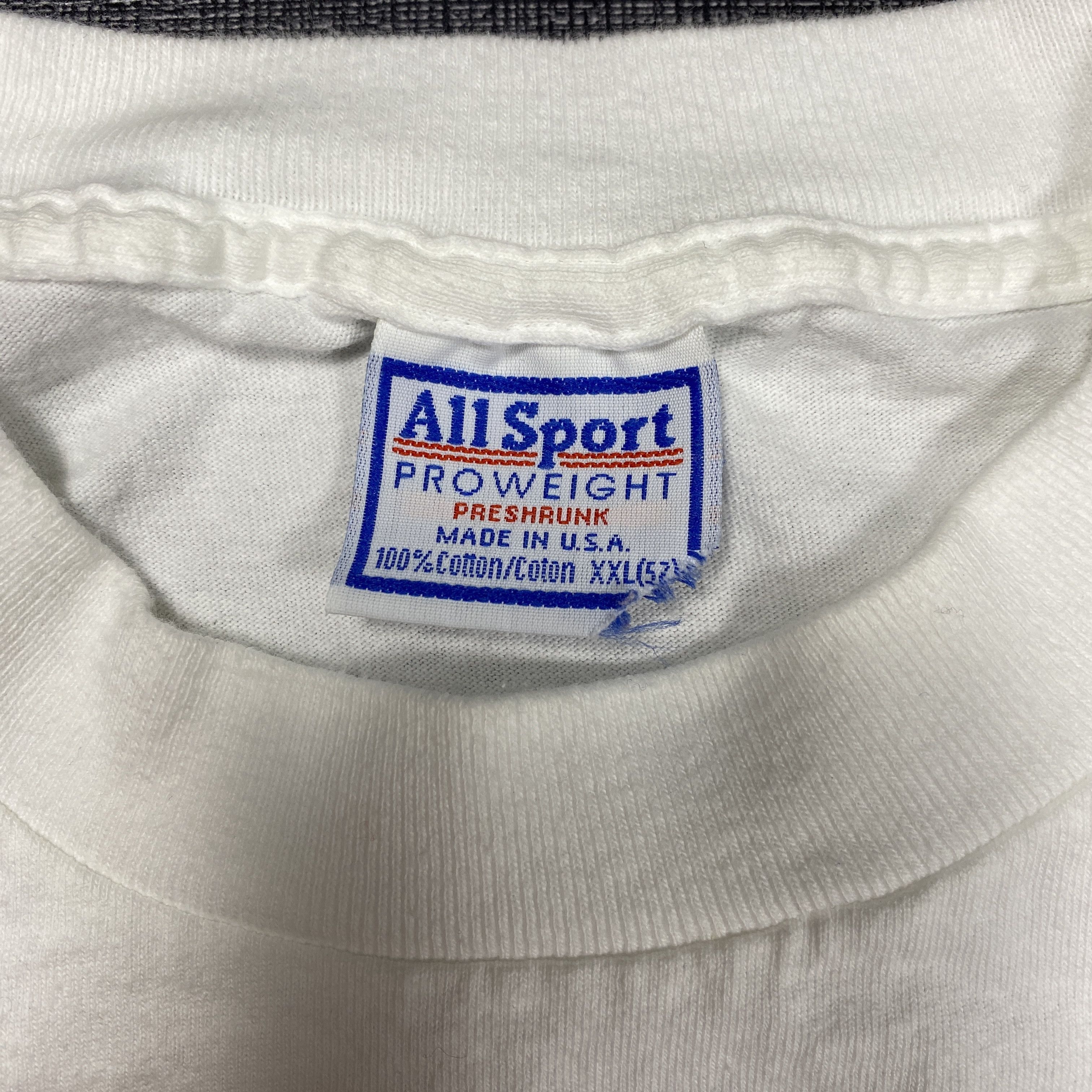 Vintage Single Stitch Heavy Weight Racing Flags Tee White XXL Size US XXL / EU 58 / 5 - 5 Thumbnail