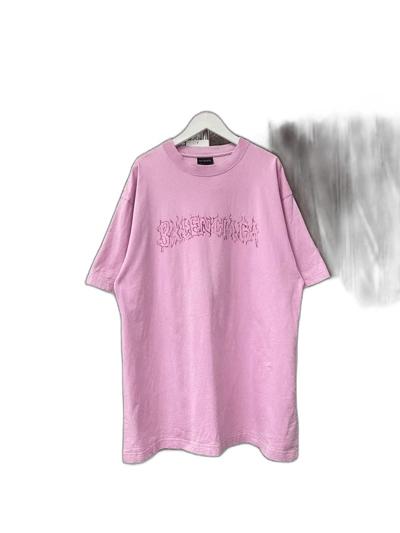 Balenciaga Balenciaga Flame Logo Short Sleeve T-shirt-yf Size US XS / EU 42 / 0 - 1 Thumbnail