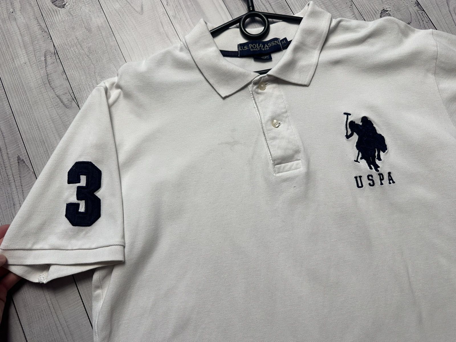 Polo Ralph Lauren × Vintage Vintage polo Ralph Lauren 3 big logo size M Size US M / EU 48-50 / 2 - 2 Thumbnail