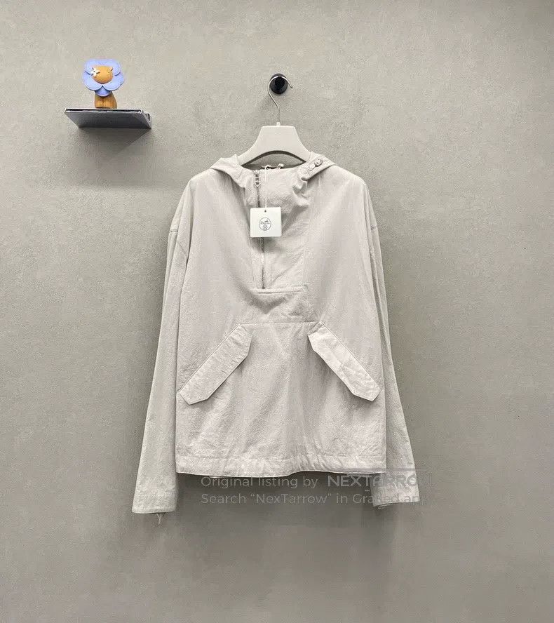 Hermes Hermes Fog grey hooded casual jacket Size US M / EU 48-50 / 2 - 1 Thumbnail