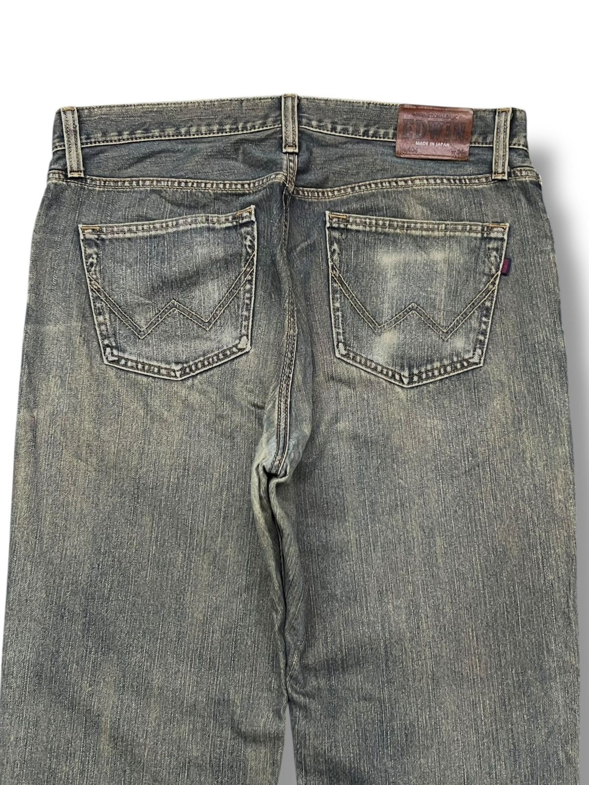 Edwin Baggy Vintage Edwin 404 Japan - Faded Mud Wash Jeans Size US 37 - 5 Thumbnail