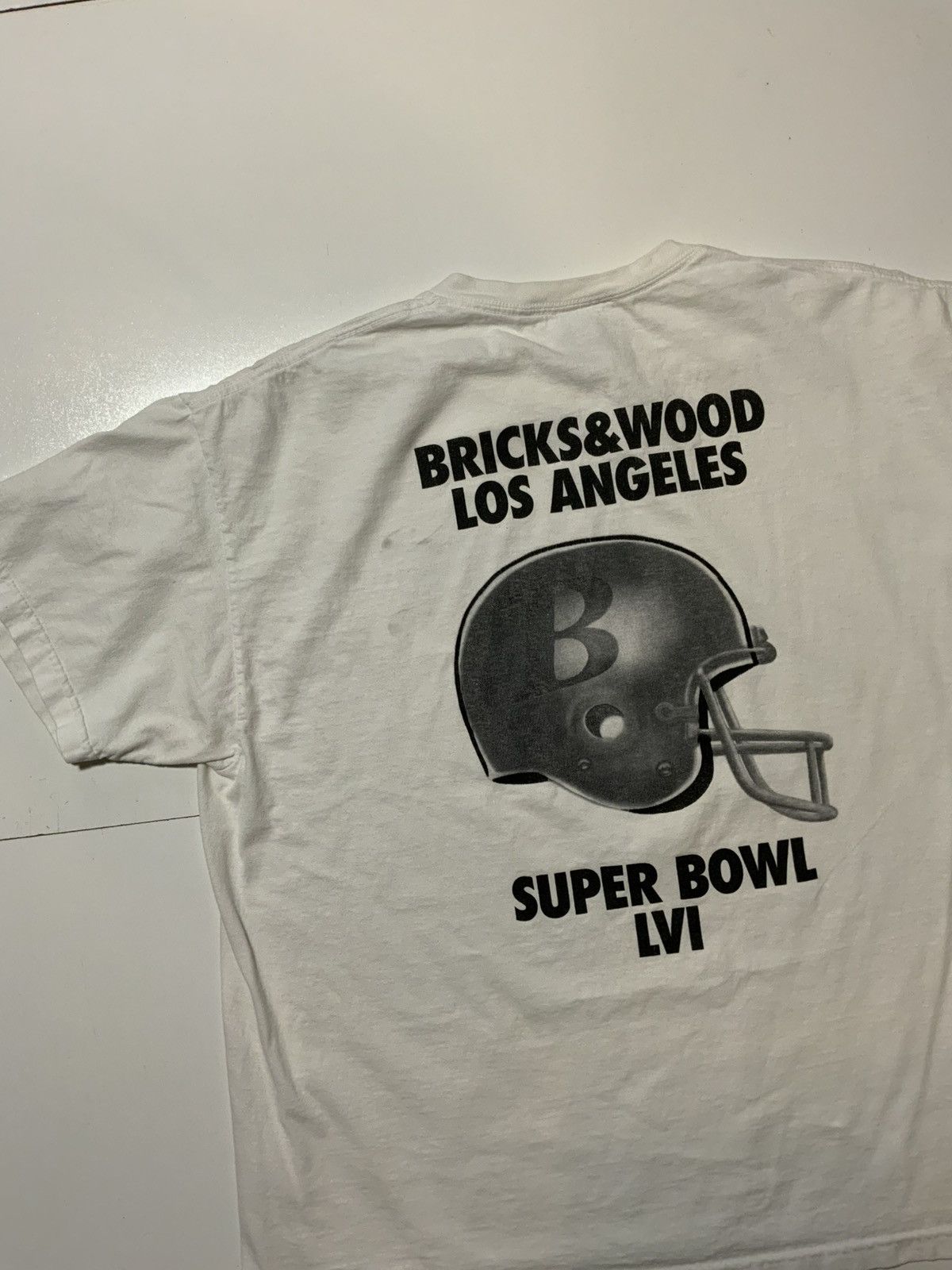 Other Bricks & Wood Los Angeles Super Bowl LVI Football T-Shirt Size US XXL / EU 58 / 5 - 4 Thumbnail