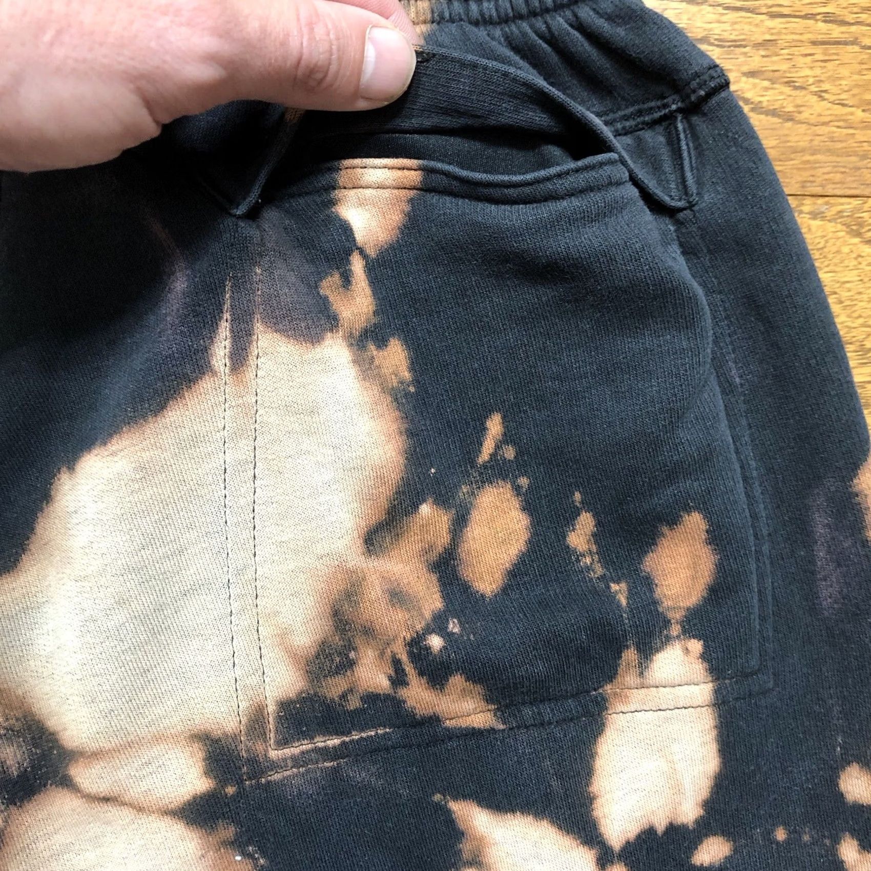 Adidas Adidas Sweatpants Mens Small Tie Dye Black Pants Size US 29 - 7 Thumbnail