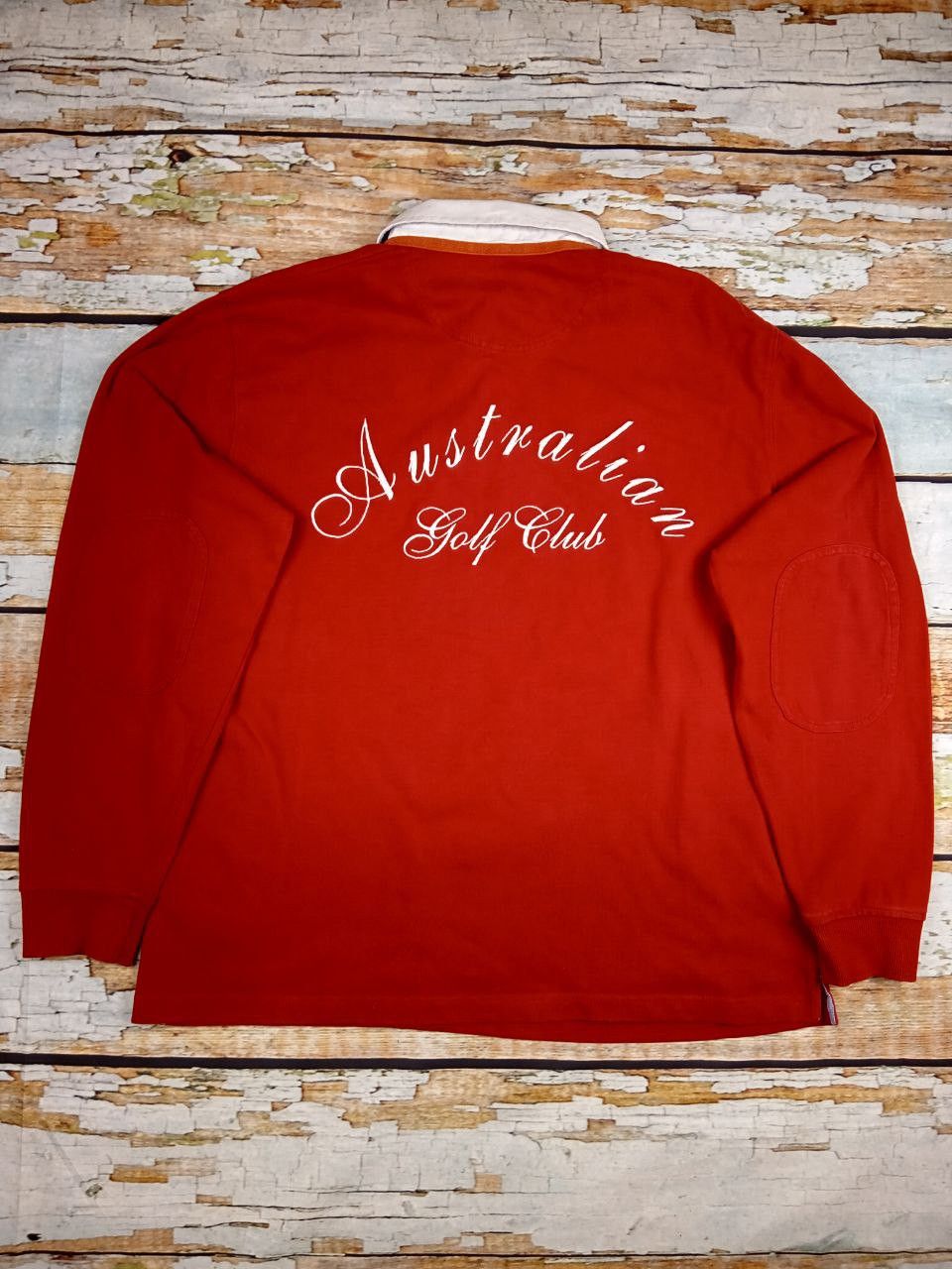 Vintage Christian Berg Polo Australian Golf Club Big Logo Size US XL / EU 56 / 4 - 2 Thumbnail