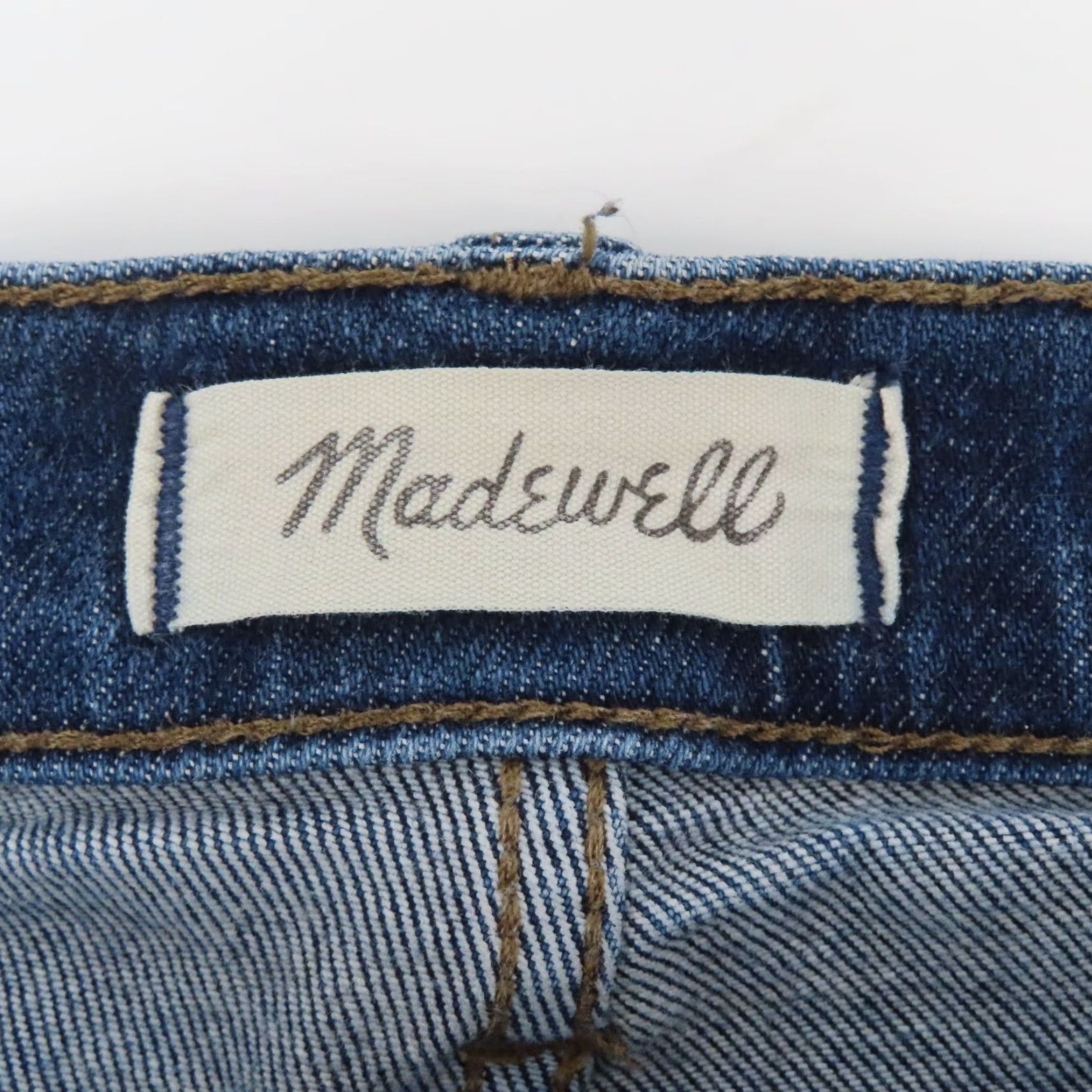 Madewell Madewell Jeans Denim 30 9in Mid Rise Skinny Dark Wash Blue Cotton Blend Women Regular Inseam 9" 27.5" Pocket 5-Pocket Size 30 Size 30" / US 8 / IT 44 - 6 Thumbnail