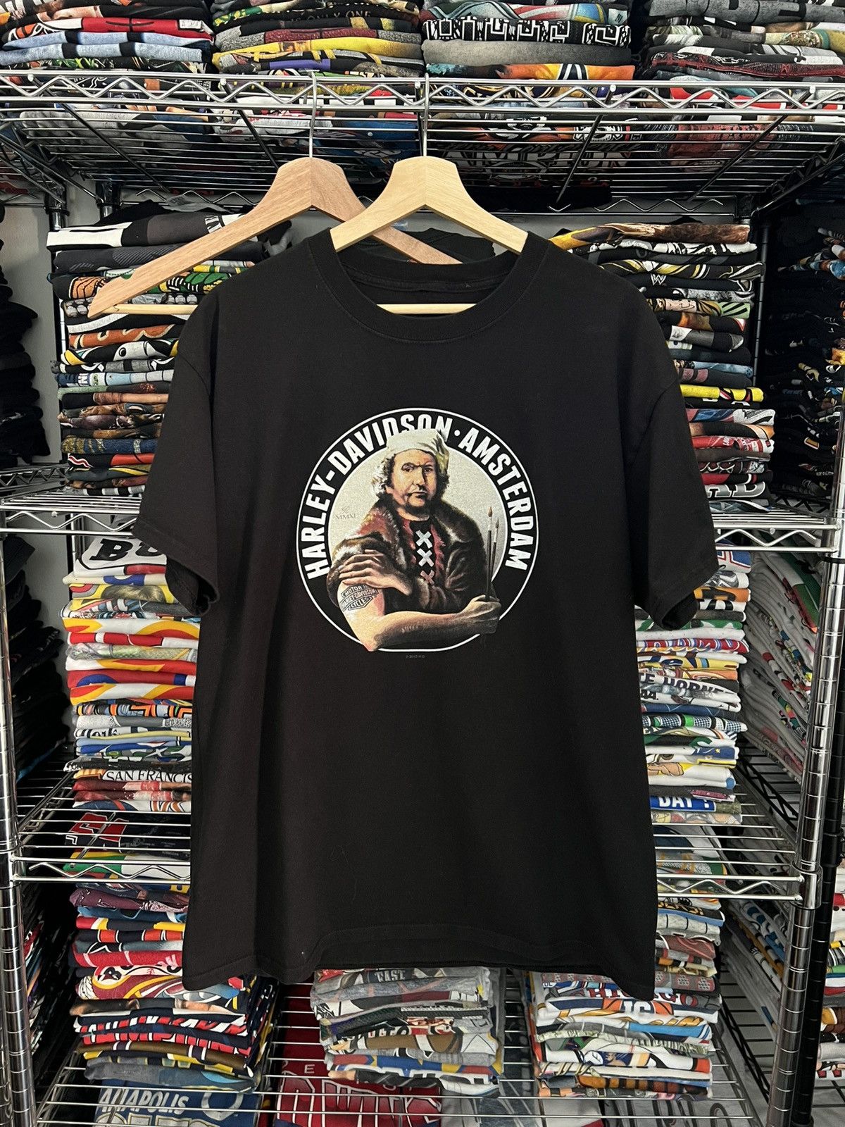 Harley Davidson H-D Amsterdam Masterpiece Art Tee Size US XL / EU 56 / 4 - 1 Thumbnail