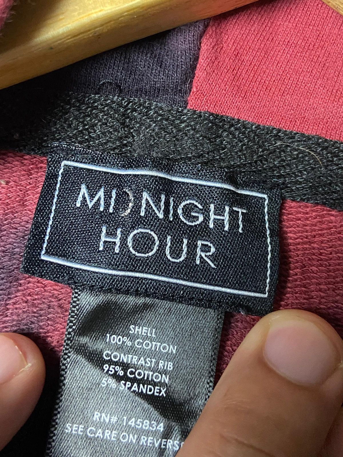 Japanese Brand Midnight Hour Tie Dye Crop Hoodie (162) Size XS / US 0-2 / IT 36-38 - 7 Thumbnail