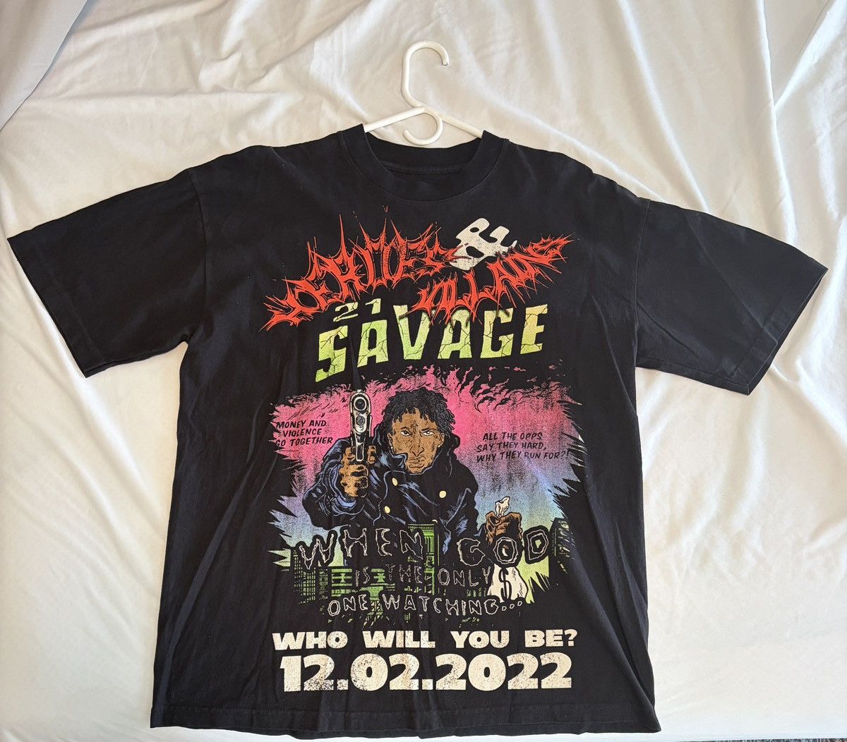 Metro Boomin Metro Boomin 21 Savage Heros & Villains T shirt Size US L / EU 52-54 / 3 - 1 Thumbnail