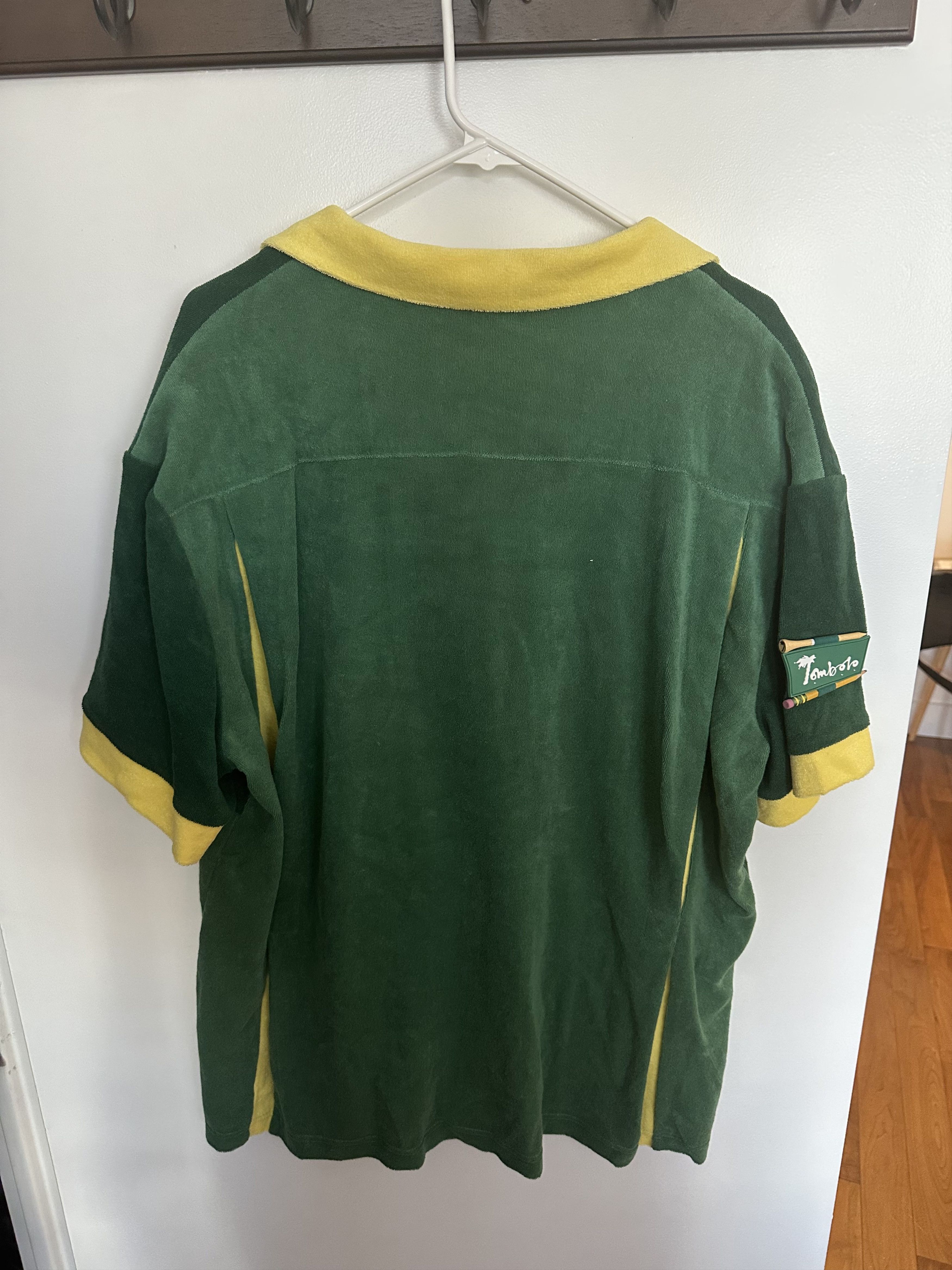 Tombolo Tombolo 'Mulligan' Golf Cabana Camp Shirt Green Size US XL / EU 56 / 4 - 2 Thumbnail