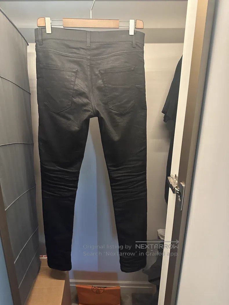 Saint Laurent Paris Saint Laurent Paris Waxed Denim Jeans Size US 30 / EU 46 - 2 Thumbnail