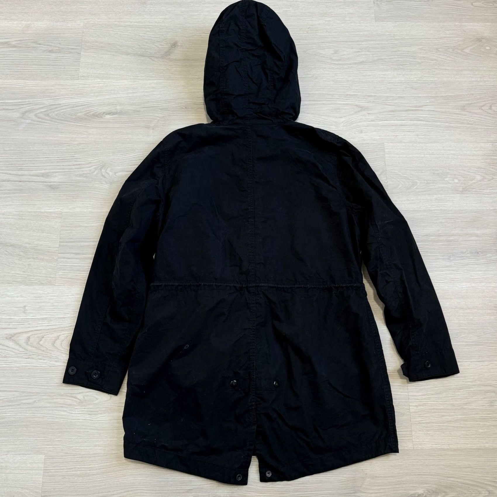 Vintage VINTAGE Alpha Industries Inc Diplomat Fishtail Parka Hooded Zip Women L Black Camo Parka Womens刘 Size L / US 10 / IT 46 - 5 Thumbnail