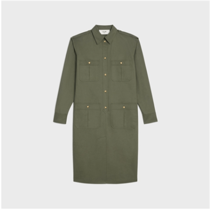 o1bcso1str1123 2R42F204I.02BE Shirt Dress in Khaki