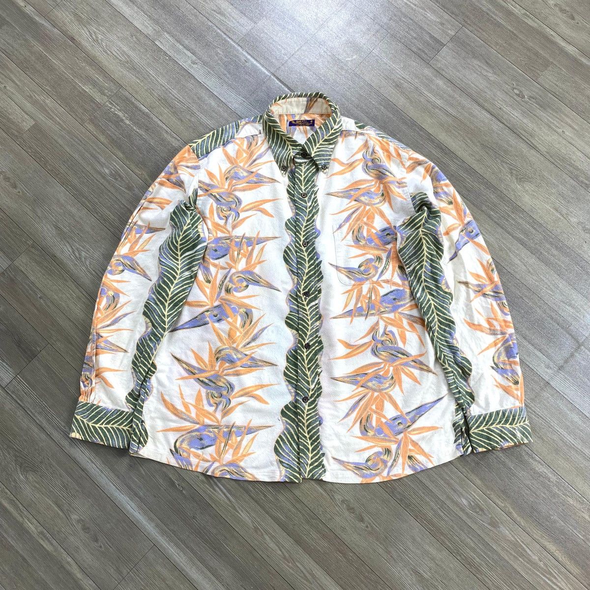 Vintage Sun Surf Flowers Hawaiian Shirt Toyo Enterprise