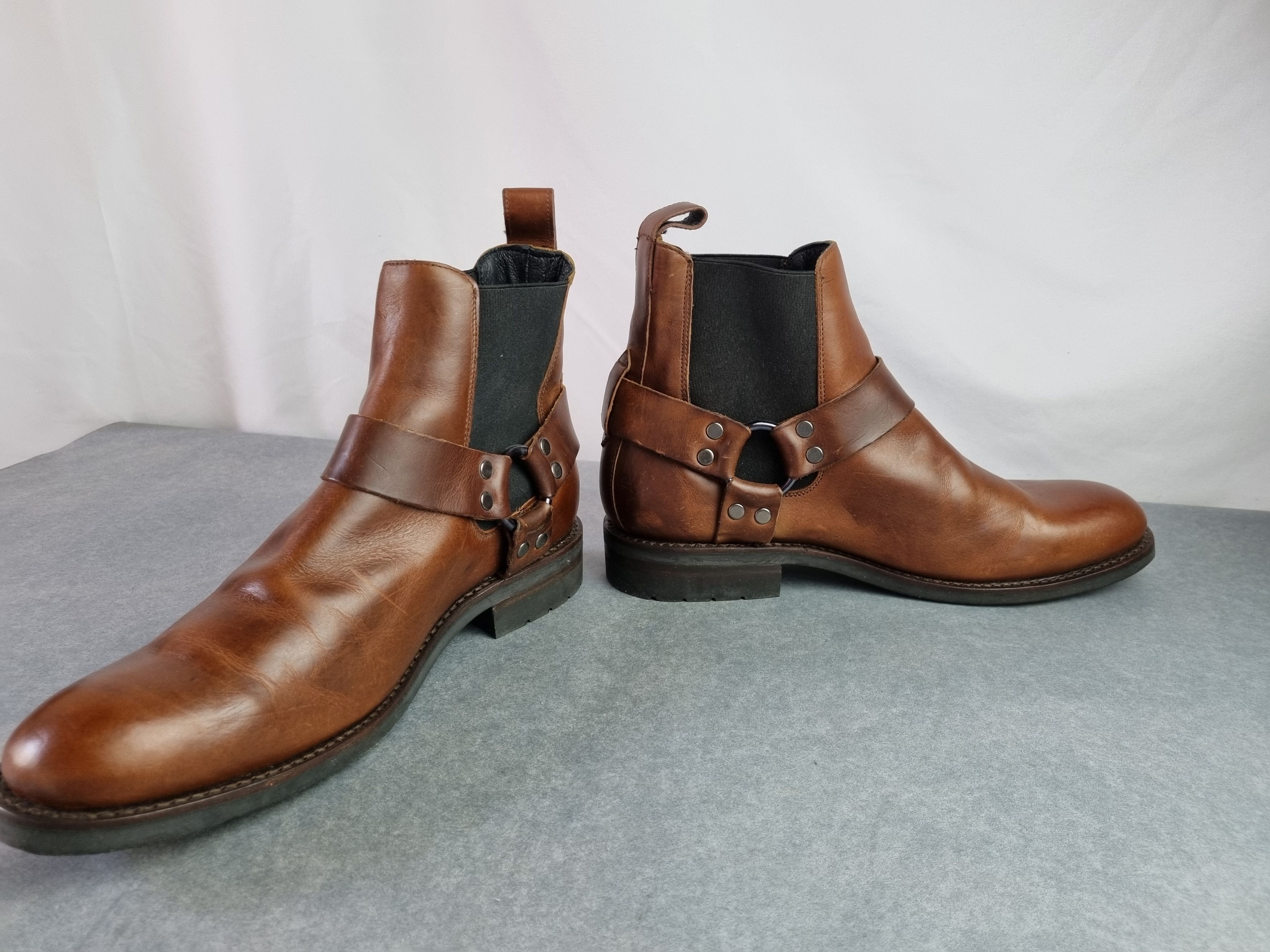 Frye × Vibram Frye Mexican Cowboy Leather Vibram Resist-Oil Boots Size US 9.5 / EU 42-43 - 7 Thumbnail