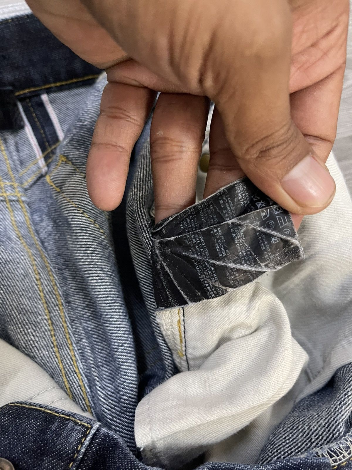 Saint Laurent Paris Saint Laurent D03 M/ST-LW indigo jeans Size US 30 / EU 46 - 14 Thumbnail