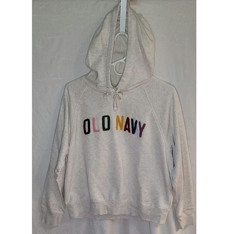 Old Navy Old Navy Rainbow Logo White Pullover Hoodie Size Medium Size M / US 6-8 / IT 42-44 - 5 Thumbnail