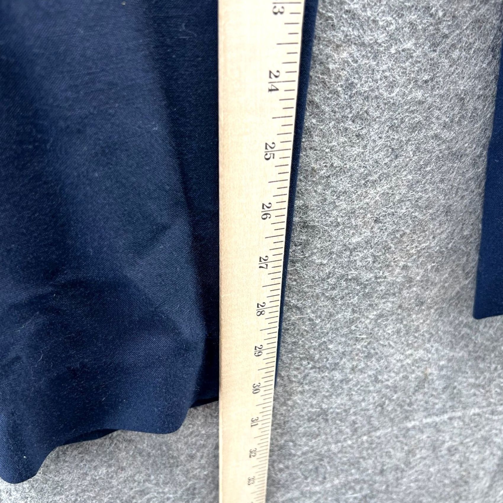 Polo Ralph Lauren VINTAGE Polo Ralph Lauren Pants Mens 43 Blue Navy Pleated Trousers Slacks 90s Dress Pants Regular Wo ol 90s Shirt? Size US 43 - 4 Thumbnail