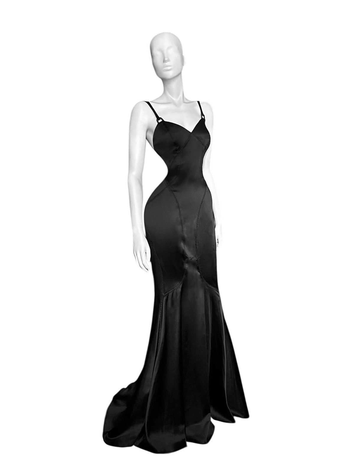 Roberto Cavalli Runway Roberto Cavalli fitted maxi dress gown Size M / US 6-8 / IT 42-44 - 2 Thumbnail