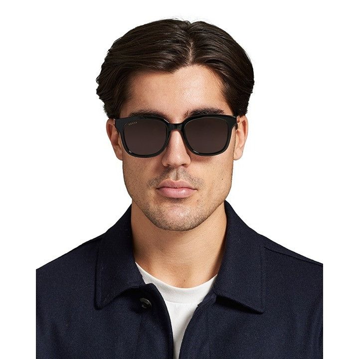 Gucci Gucci GG0847SK 001 Men Sunglasses Black Square Frame Size ONE SIZE - 7 Thumbnail