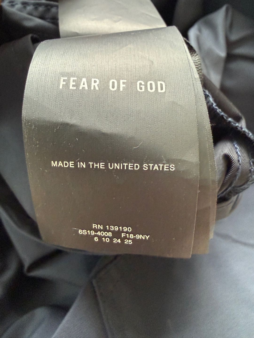 Fear of God Sixth Belted Nylon Jumpsuit Navy Eternal 6th 7th 8th Size US 32 / EU 48 - 21 Thumbnail