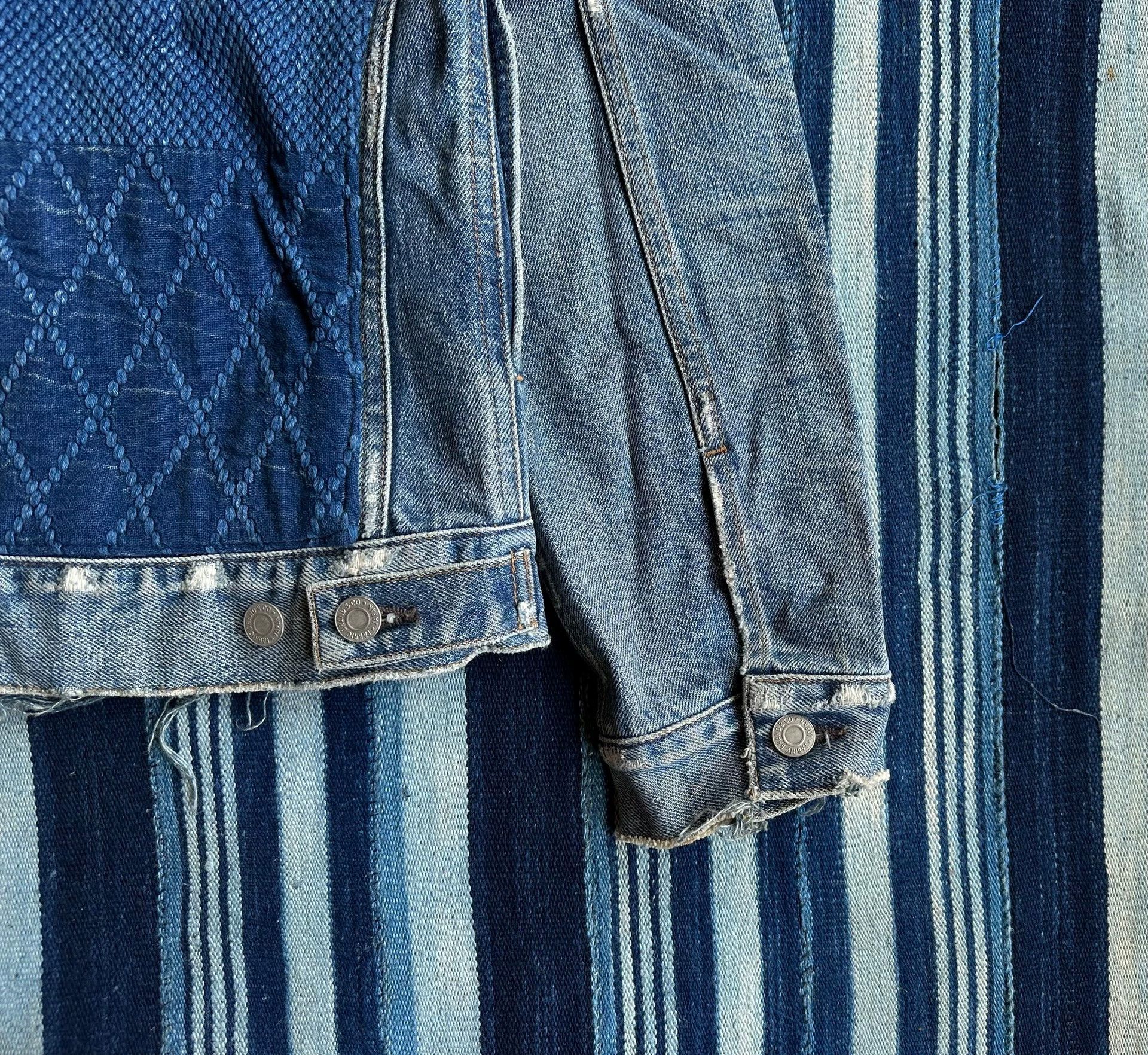 Fabric Brand & Co. Fabric Brand&Co Distressed Denim Jacket xl Size US XL / EU 56 / 4 - 7 Thumbnail