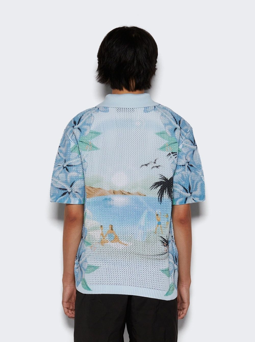 Amiri o1s1wg110725 Paradise Crochet Shirt in Multicolor Size US M / EU 48-50 / 2 - 5 Thumbnail