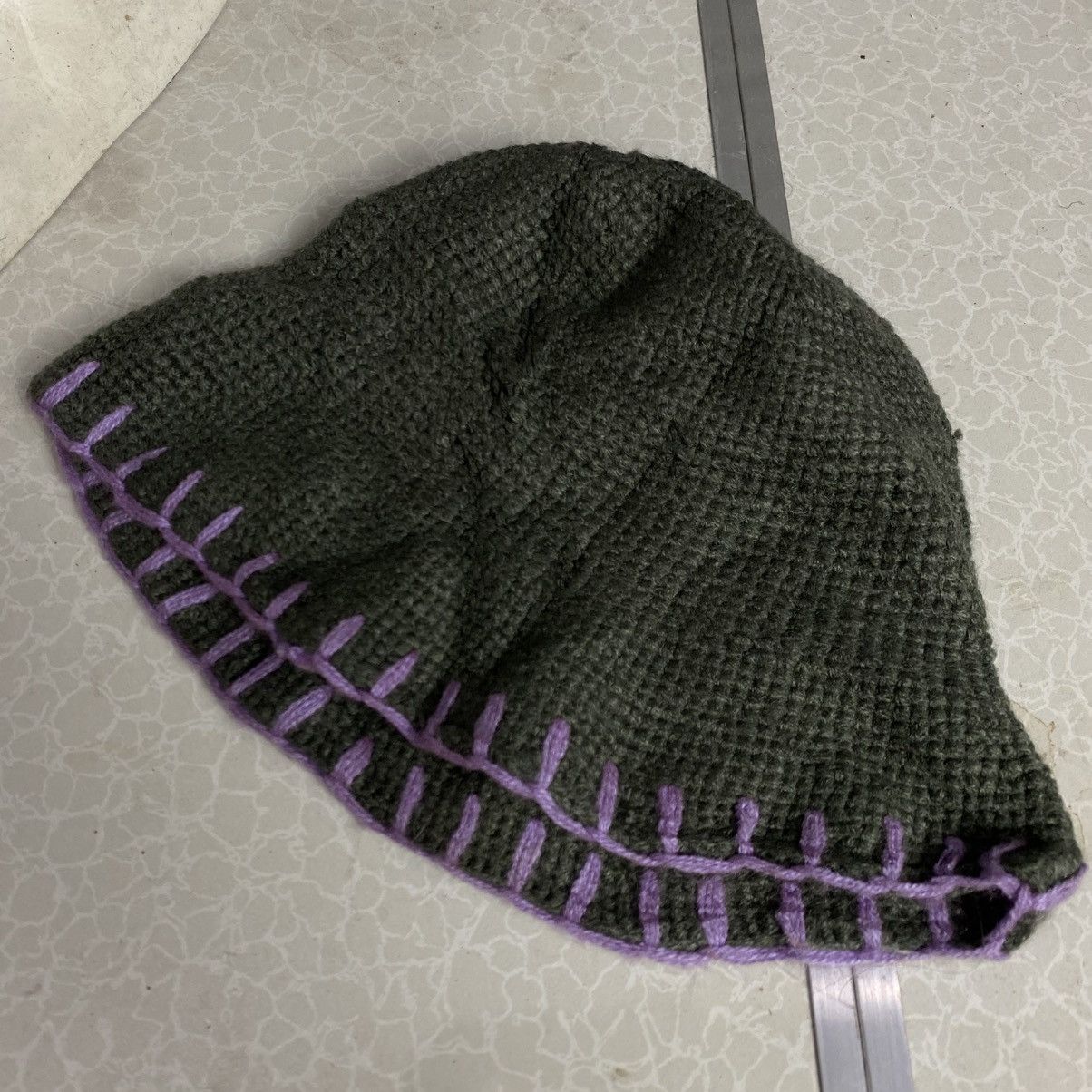 Japanese Brand × Vintage 2000s y2k handmade knitted bucket hats Size ONE SIZE - 3 Thumbnail