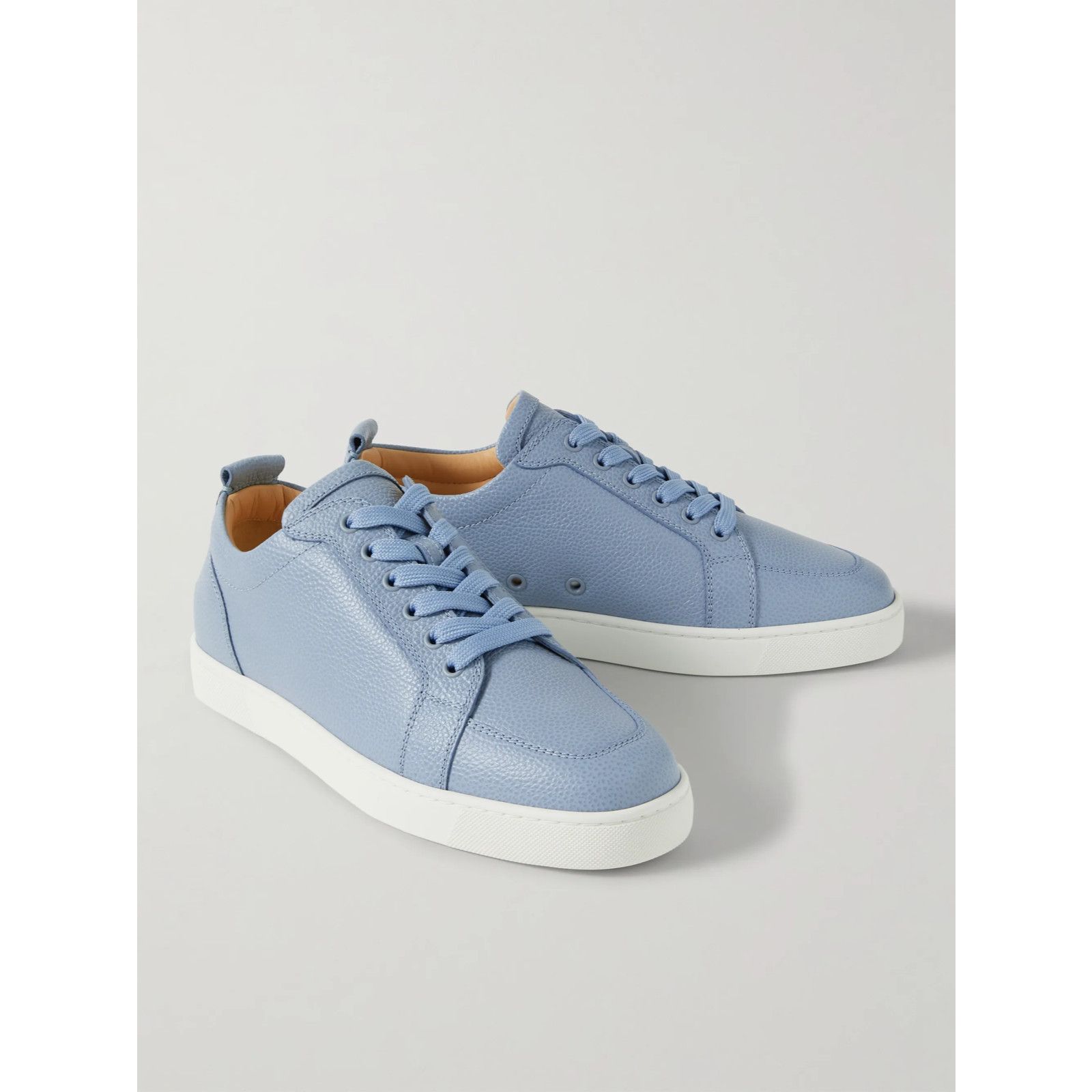 Christian Louboutin Christian Louboutin Rantulow Flat Blue Zinc Leather Low Size US 10.5 / EU 43-44 - 6 Thumbnail