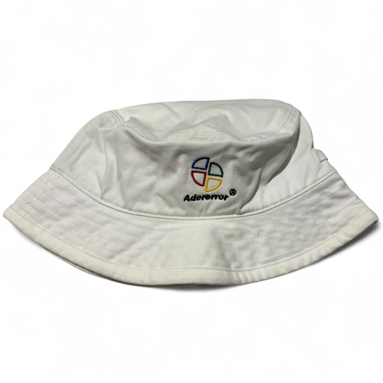 Ader Error Ader Error FW18 White Embroidered Logo Bucket Hat Size ONE SIZE - 1 Thumbnail