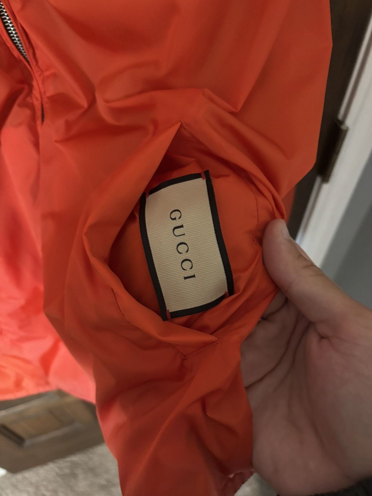 Gucci Gucci Nylon Reversible Jacket - Green/Orange MEDIUM 48 Size US M / EU 48-50 / 2 - 11 Thumbnail