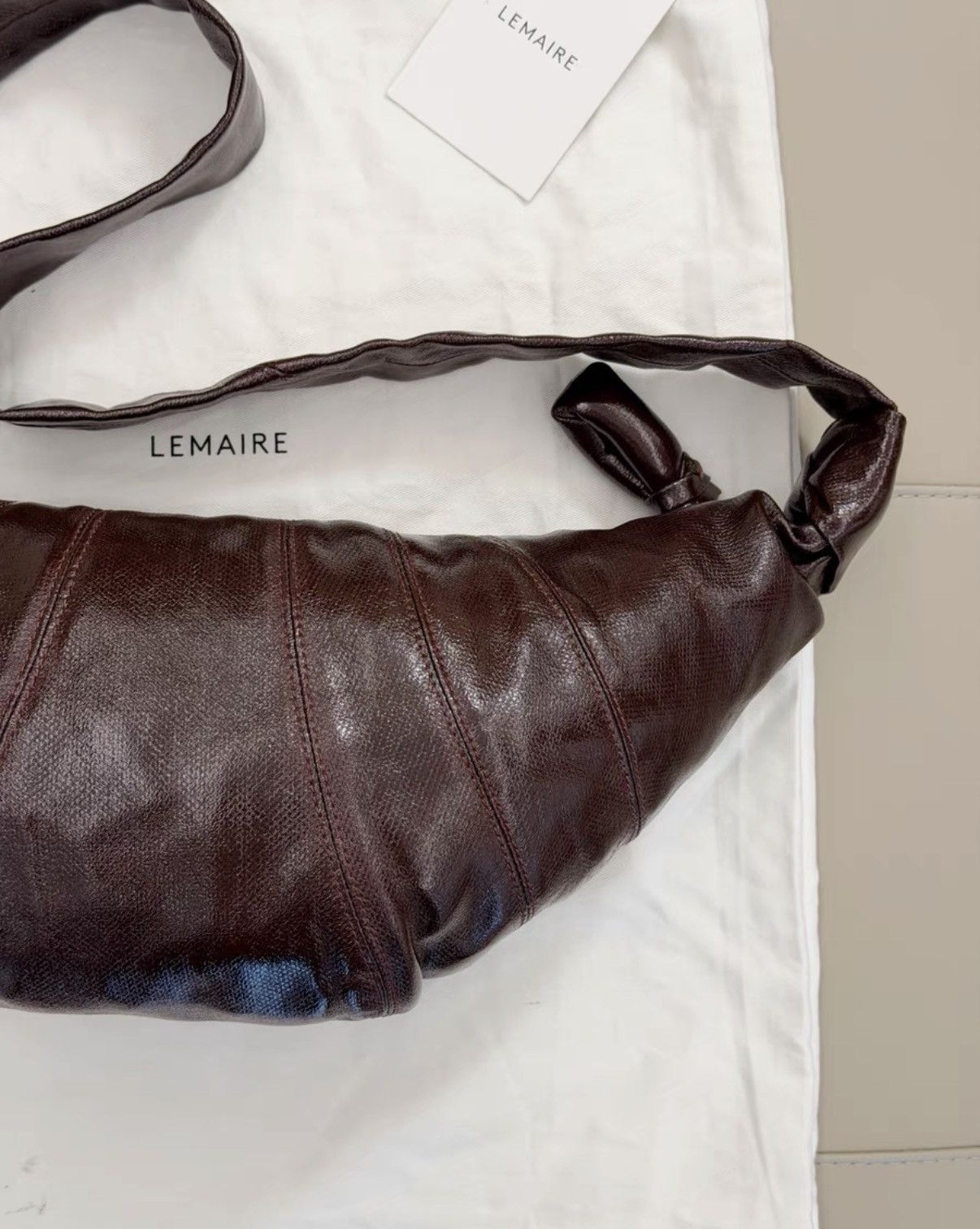 Lemaire Lemaire Croissant Bag KKKK9 Size ONE SIZE - 4 Thumbnail