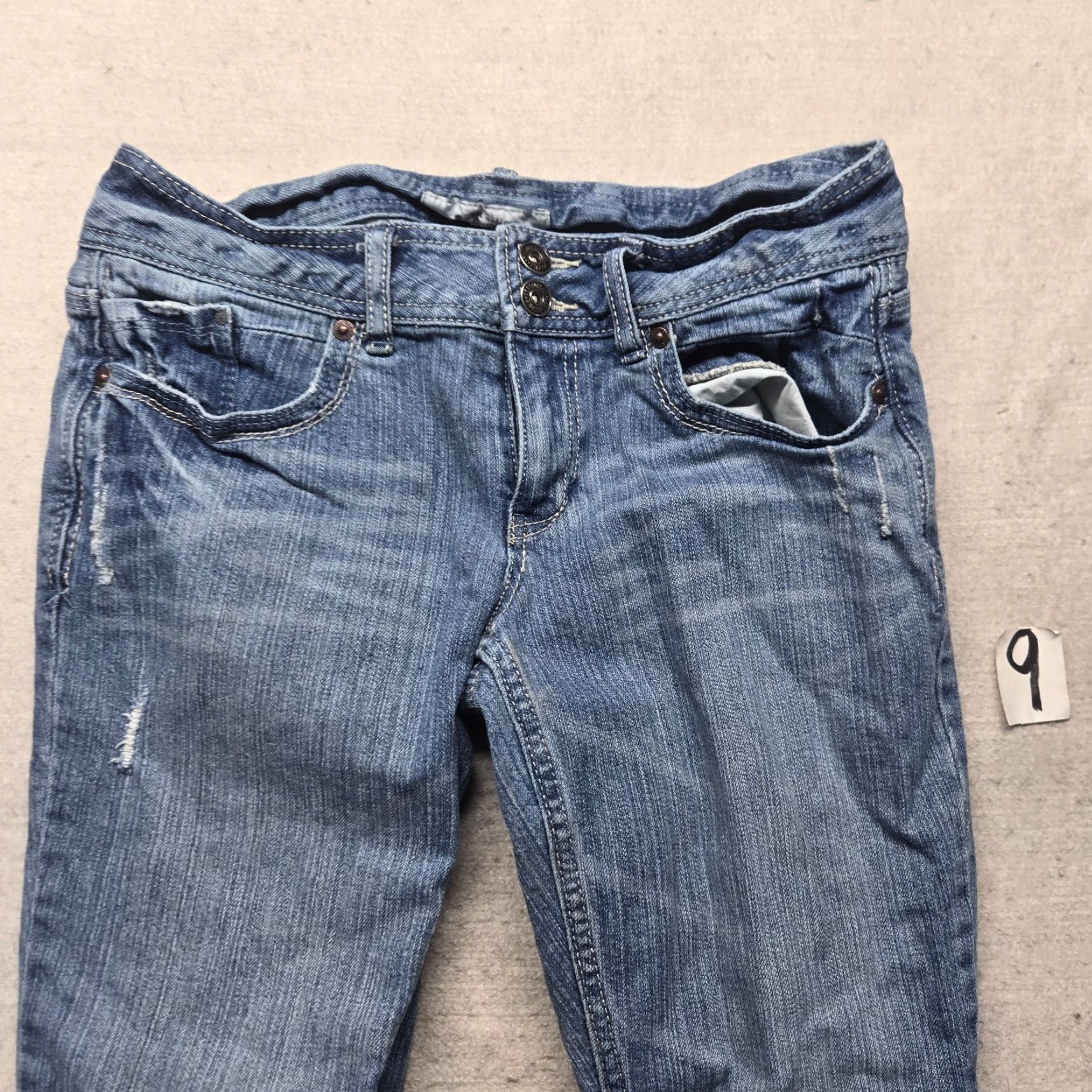 Vintage Aéropostale Jeans Adult Women's 5/6 Medium Wash Denim Jegging Blue Womens Size 28" / US 6 / IT 42 - 2 Thumbnail