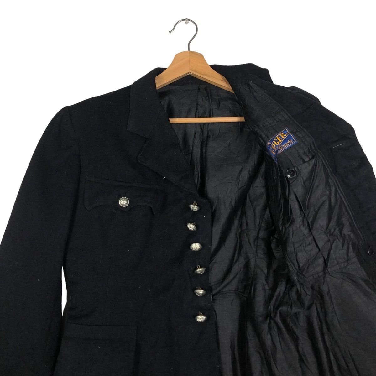 Vintage 🔥TRUE VINTAGE 60’s WOOL BUTTON JACKET MILITARY WEAR ARMY Size US M / EU 48-50 / 2 - 14 Thumbnail