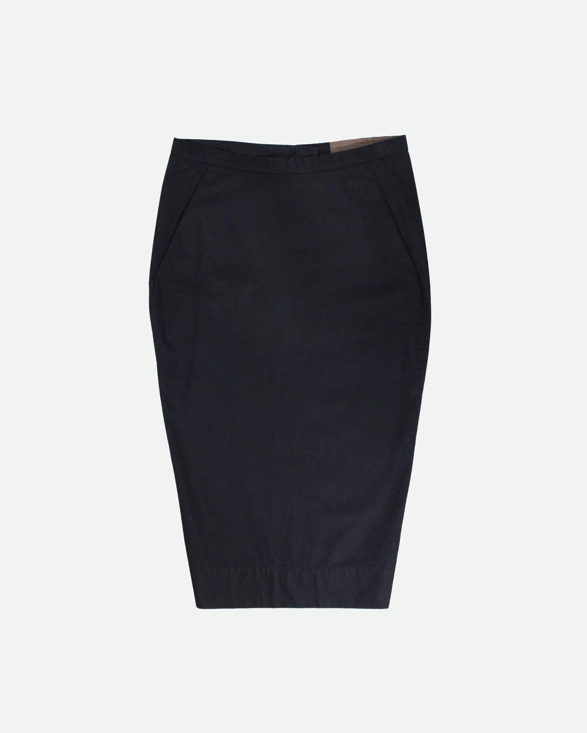 Rick Owens SS12 Naska Pencil Skirt - EU 40 - Black Size 27" / US 4 / IT 40 - 1 Thumbnail