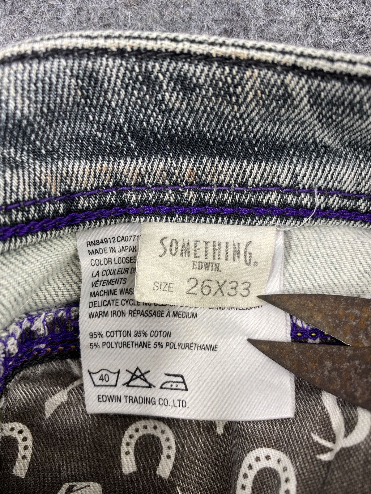 Edwin Vienus Jean by Something Edwin Jeans - J1025 Size 28" / US 6 / IT 42 - 10 Thumbnail