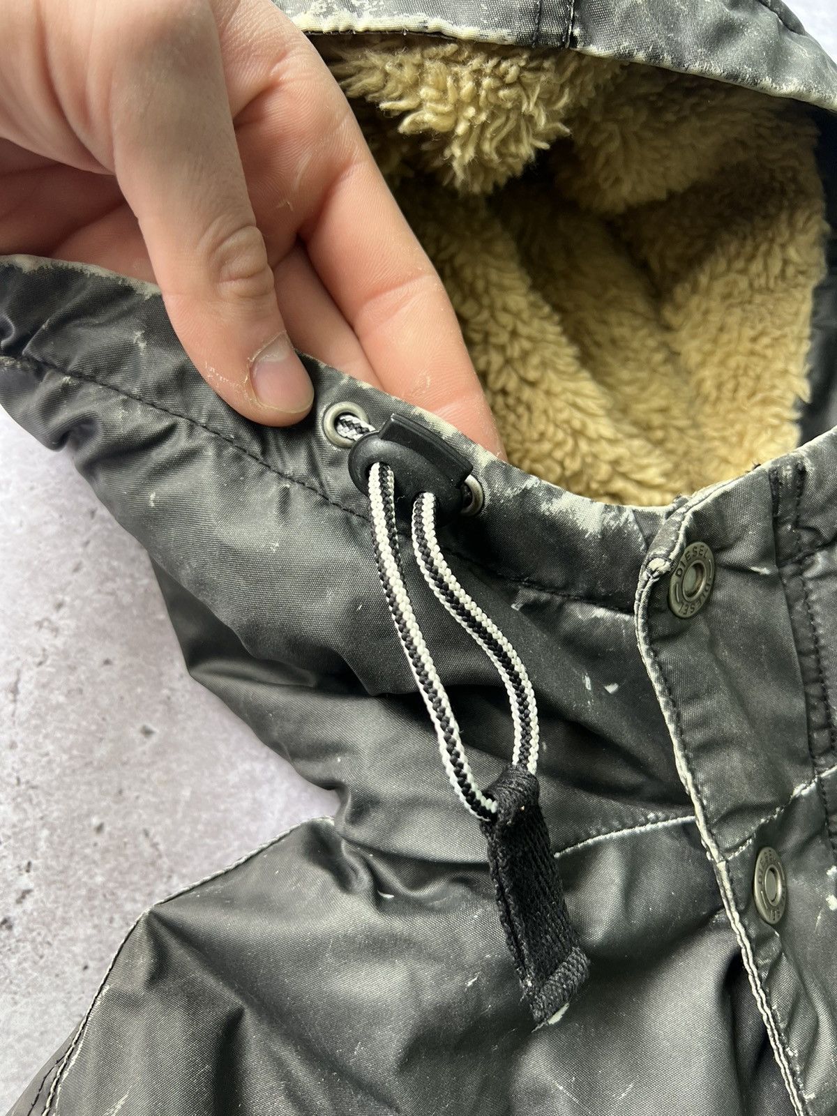 Diesel Crazy Vintage Diesel Avant Garde Faded Bomber Parka Jacket Size US XL / EU 56 / 4 - 15 Thumbnail