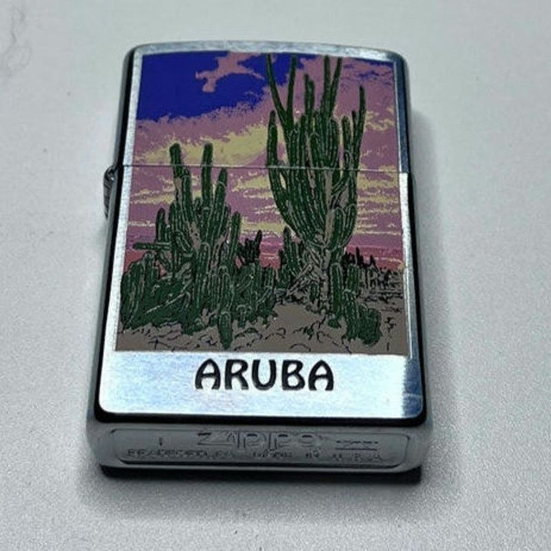 Zippo VINTAGE ZIPPO LIGHTER ARUBA 1999 - MIB Size ONE SIZE - 4 Thumbnail