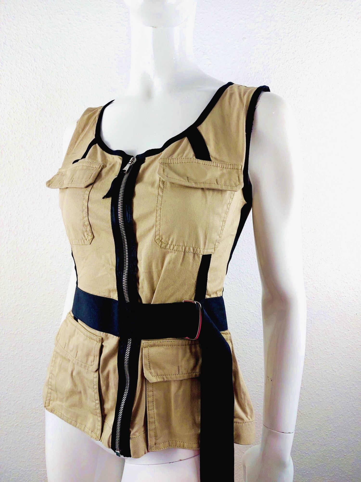 Dolce & Gabbana Dolce Gabbana Cargo Safari Military Bondage Corset Bustier Size M / US 6-8 / IT 42-44 - 5 Thumbnail