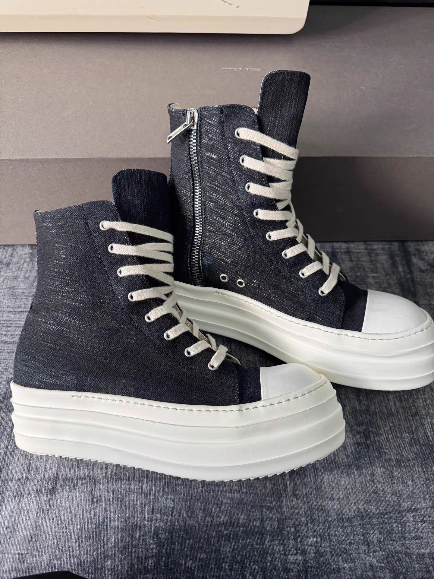 Rick Owens rick owens waxed canvas Drkshdw Converse Size US 10 / EU 43 - 2 Thumbnail