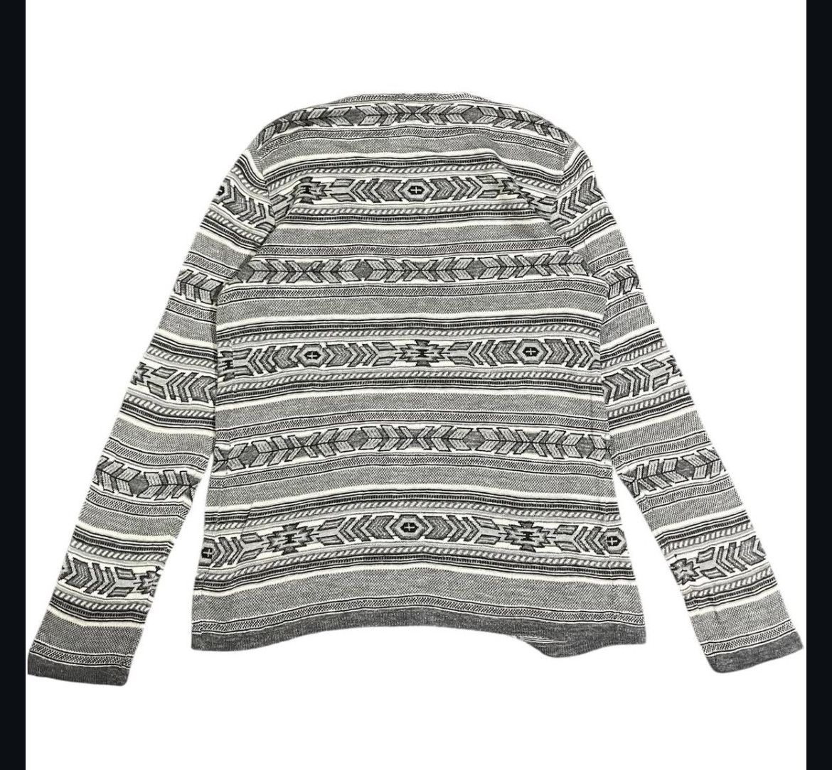 GOA 2000s G.o.a Native Knitted Cardigan y2k Lgb Size US M / EU 48-50 / 2 - 2 Thumbnail