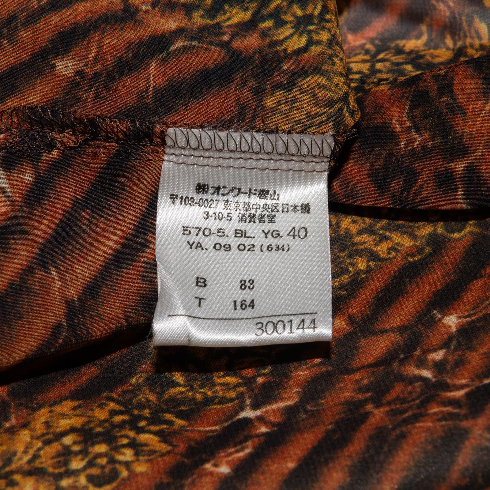 Jean Paul Gaultier Jean Paul Gaultier Femme FW 1998 Cathedral Print Rayon Shirt Size M / US 6-8 / IT 42-44 - 5 Thumbnail