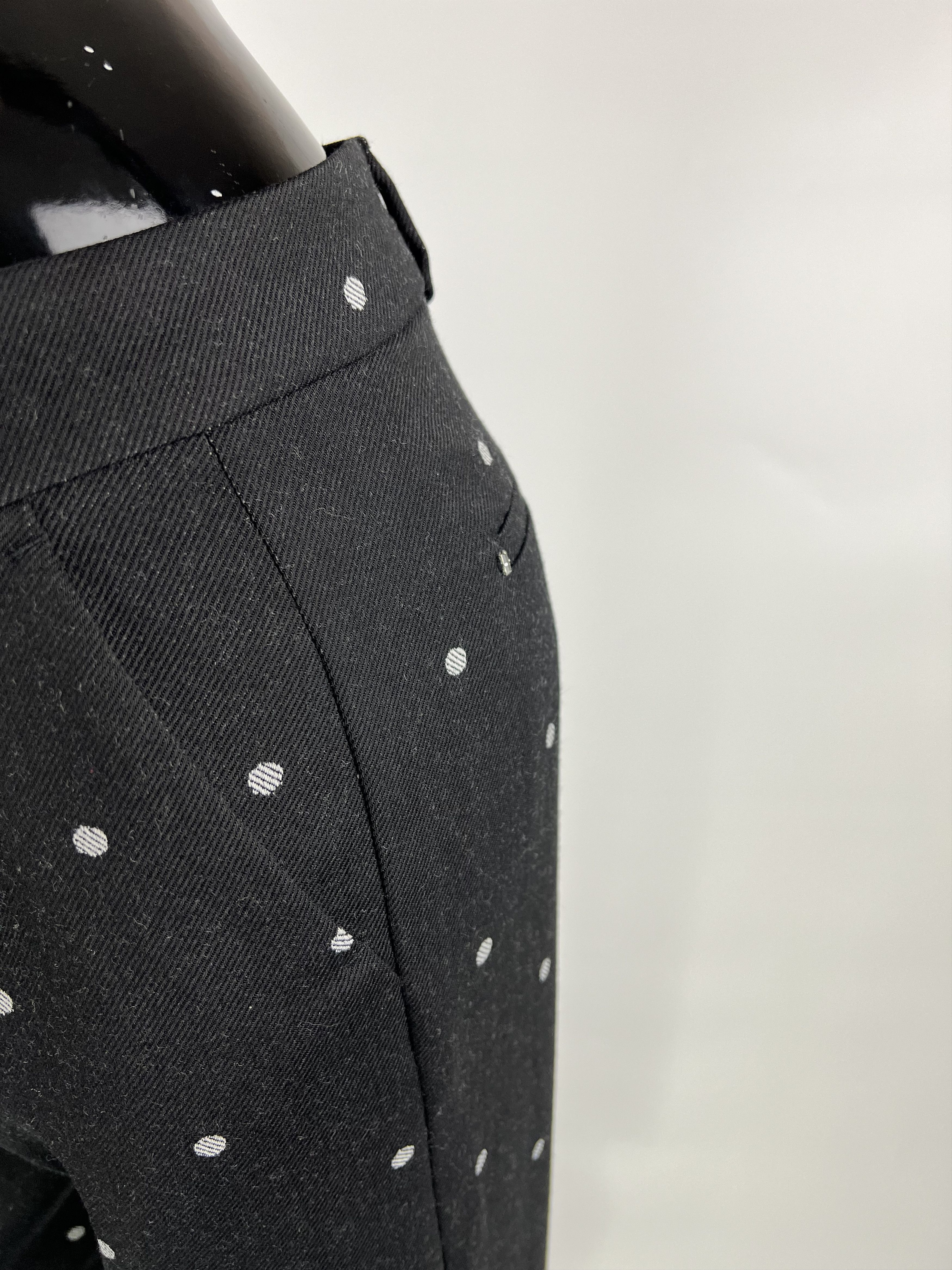Max Mara × Sportmax Sportmax Max Mara Polka Dot Wool Pants Size IT40 US6 Size 27" / US 4 / IT 40 - 10 Thumbnail