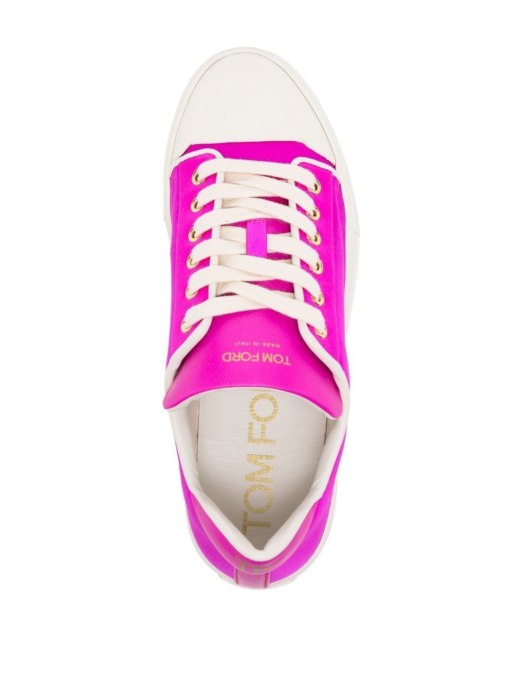 Tom Ford o1w1db11224 W2878T Low-Top Sneakers in Fuchsia Size US 7 / IT 37 - 4 Thumbnail