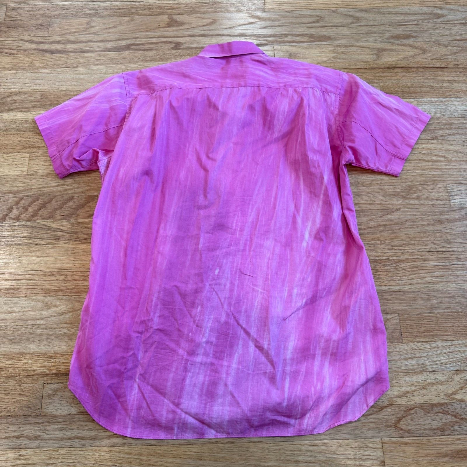 Comme des Garcons Comme Des Garcons Shirt S24009 Pink Tye Dye Button Up Size US M / EU 48-50 / 2 - 2 Thumbnail