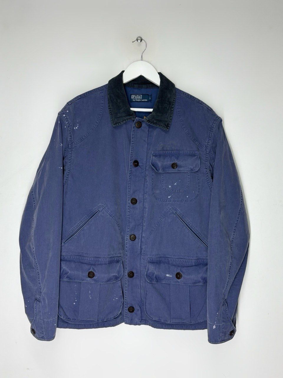 Polo Ralph Lauren Polo Ralph Lauren Vintage Workwear Indigo Chore Jacket RRL Size US L / EU 52-54 / 3 - 1 Thumbnail