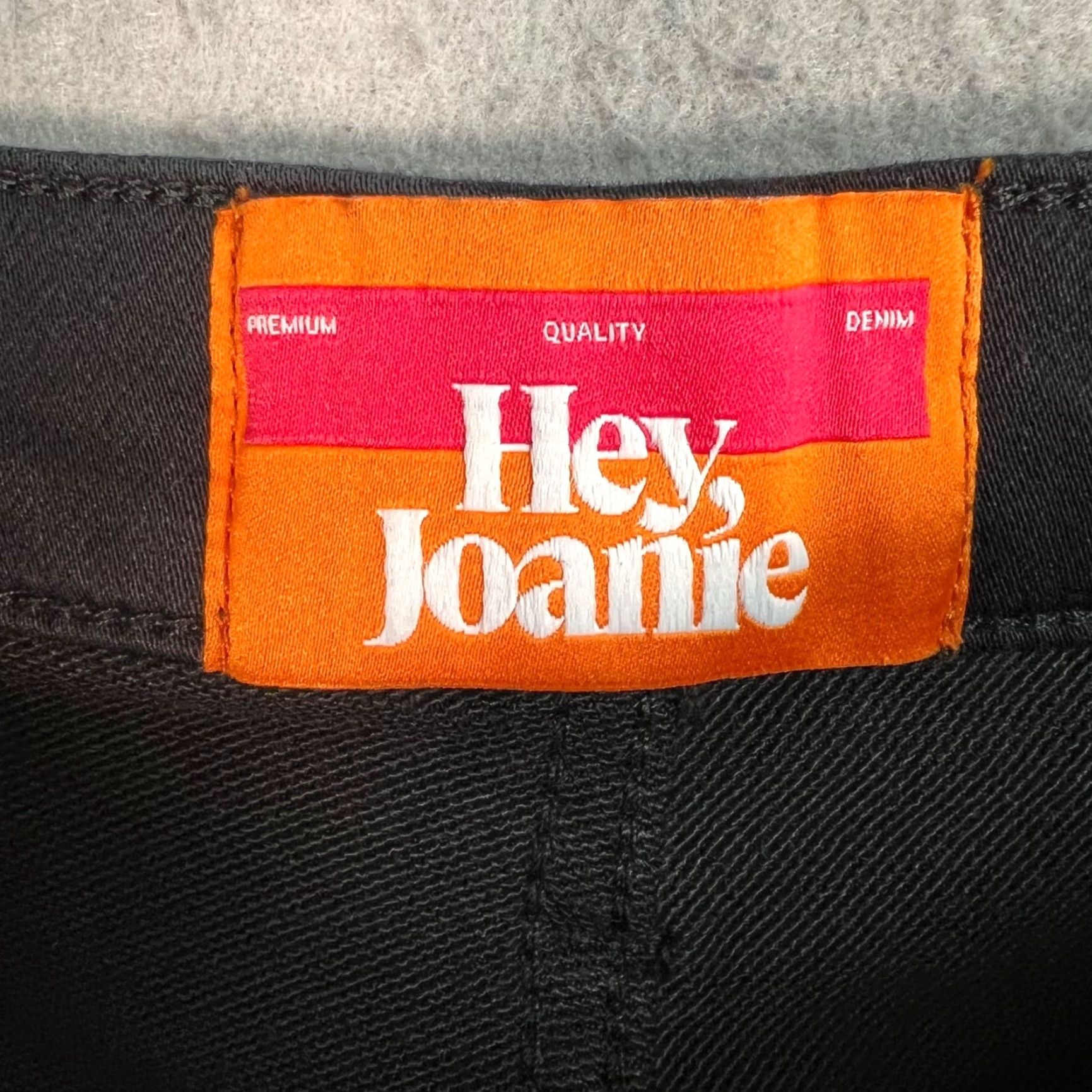 Vintage Hey Joanie Womens Small / 25 Black High-Waisted Skinny Jeans Cotton Blend Denim 5-Pocket Stretch Womens Jeans Medium? Size 28" / US 6 / IT 42 - 3 Thumbnail